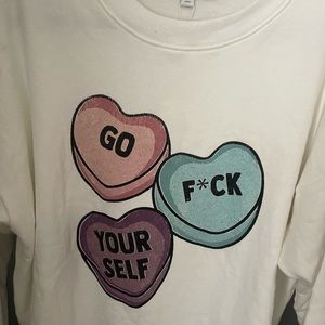 Wildfox Go F* yourself sweatshirt small